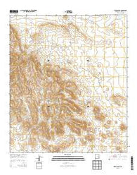 Pierce Peak New Mexico Historical topographic map, 1:24000 scale, 7.5 X 7.5 Minute, Year 2013