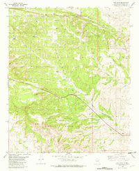 Pink Peak New Mexico Historical topographic map, 1:24000 scale, 7.5 X 7.5 Minute, Year 1982
