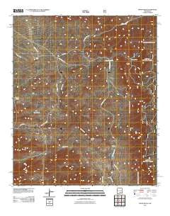 Pinon Ranch New Mexico Historical topographic map, 1:24000 scale, 7.5 X 7.5 Minute, Year 2011
