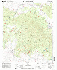Pitchfork Canyon New Mexico Historical topographic map, 1:24000 scale, 7.5 X 7.5 Minute, Year 1999