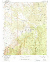Placitas New Mexico Historical topographic map, 1:24000 scale, 7.5 X 7.5 Minute, Year 1954