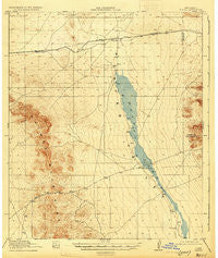 Playas New Mexico Historical topographic map, 1:62500 scale, 15 X 15 Minute, Year 1919