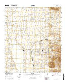 Playas Lake North New Mexico Current topographic map, 1:24000 scale, 7.5 X 7.5 Minute, Year 2017