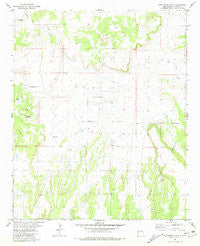Ponderosa Tank New Mexico Historical topographic map, 1:24000 scale, 7.5 X 7.5 Minute, Year 1981