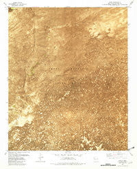 Pope New Mexico Historical topographic map, 1:24000 scale, 7.5 X 7.5 Minute, Year 1981