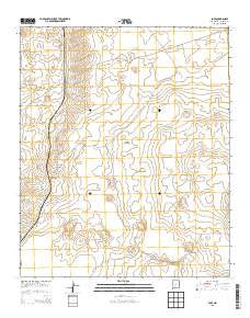 Pope New Mexico Historical topographic map, 1:24000 scale, 7.5 X 7.5 Minute, Year 2013