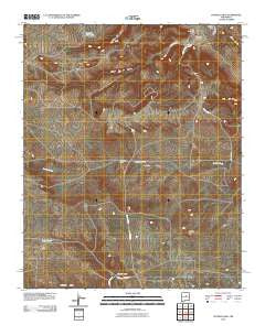 Potrillo Hill New Mexico Historical topographic map, 1:24000 scale, 7.5 X 7.5 Minute, Year 2010