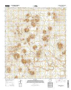 Potrillo Peak New Mexico Historical topographic map, 1:24000 scale, 7.5 X 7.5 Minute, Year 2013