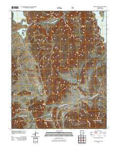 Pounds Mesa New Mexico Historical topographic map, 1:24000 scale, 7.5 X 7.5 Minute, Year 2011