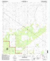 Progresso NE New Mexico Historical topographic map, 1:24000 scale, 7.5 X 7.5 Minute, Year 1995