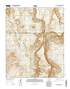Pueblo Viejo Mesa New Mexico Historical topographic map, 1:24000 scale, 7.5 X 7.5 Minute, Year 2013