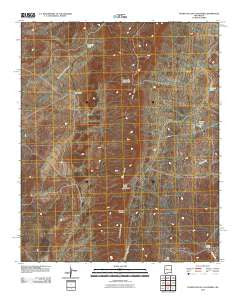 Puerto De Los Cavadores New Mexico Historical topographic map, 1:24000 scale, 7.5 X 7.5 Minute, Year 2010
