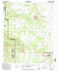 Punta De Agua New Mexico Historical topographic map, 1:24000 scale, 7.5 X 7.5 Minute, Year 1995