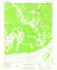 Purgatory Canyon New Mexico Historical topographic map, 1:24000 scale, 7.5 X 7.5 Minute, Year 1963