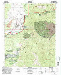 Questa New Mexico Historical topographic map, 1:24000 scale, 7.5 X 7.5 Minute, Year 1995