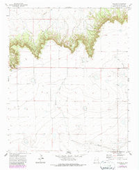 Ragland New Mexico Historical topographic map, 1:24000 scale, 7.5 X 7.5 Minute, Year 1971