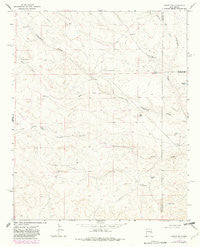 Ramon SW New Mexico Historical topographic map, 1:24000 scale, 7.5 X 7.5 Minute, Year 1967