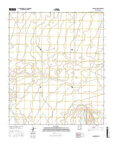 Ranger Lake New Mexico Current topographic map, 1:24000 scale, 7.5 X 7.5 Minute, Year 2017