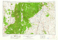 Raton New Mexico Historical topographic map, 1:250000 scale, 1 X 2 Degree, Year 1958