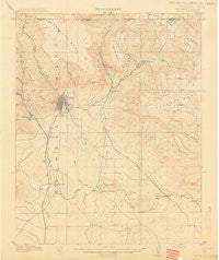 Raton New Mexico Historical topographic map, 1:62500 scale, 15 X 15 Minute, Year 1914