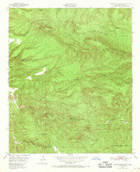 Reading Mountain New Mexico Historical topographic map, 1:24000 scale, 7.5 X 7.5 Minute, Year 1950