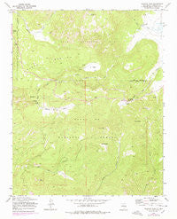 Redondo Peak New Mexico Historical topographic map, 1:24000 scale, 7.5 X 7.5 Minute, Year 1970