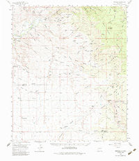 Redrock New Mexico Historical topographic map, 1:62500 scale, 15 X 15 Minute, Year 1959