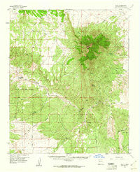 Riley New Mexico Historical topographic map, 1:62500 scale, 15 X 15 Minute, Year 1959
