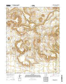 Robinson Peak New Mexico Historical topographic map, 1:24000 scale, 7.5 X 7.5 Minute, Year 2013