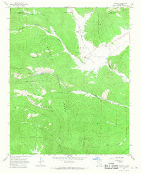 Rociada New Mexico Historical topographic map, 1:24000 scale, 7.5 X 7.5 Minute, Year 1965