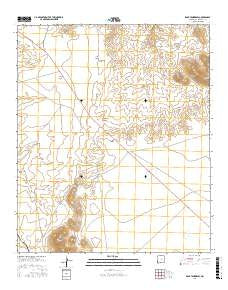 Rock Tank Draw New Mexico Current topographic map, 1:24000 scale, 7.5 X 7.5 Minute, Year 2017