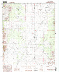 Rodeo New Mexico Historical topographic map, 1:24000 scale, 7.5 X 7.5 Minute, Year 1987