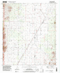 Rodeo New Mexico Historical topographic map, 1:24000 scale, 7.5 X 7.5 Minute, Year 1996
