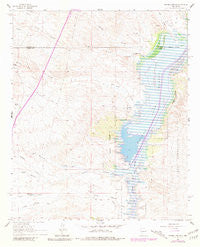 Romero Canyon New Mexico Historical topographic map, 1:24000 scale, 7.5 X 7.5 Minute, Year 1961