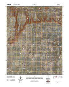 Romero Spring New Mexico Historical topographic map, 1:24000 scale, 7.5 X 7.5 Minute, Year 2010