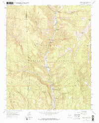 Rosilla Peak New Mexico Historical topographic map, 1:24000 scale, 7.5 X 7.5 Minute, Year 1961