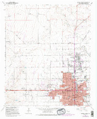 Roswell North New Mexico Historical topographic map, 1:24000 scale, 7.5 X 7.5 Minute, Year 1962
