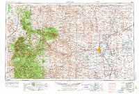 Roswell New Mexico Historical topographic map, 1:250000 scale, 1 X 2 Degree, Year 1955