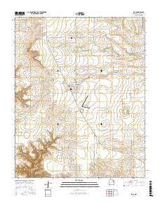 Roy New Mexico Current topographic map, 1:24000 scale, 7.5 X 7.5 Minute, Year 2017