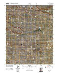 Royce New Mexico Historical topographic map, 1:24000 scale, 7.5 X 7.5 Minute, Year 2011