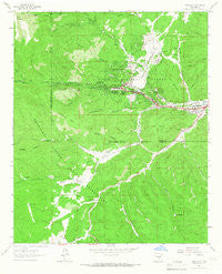 Ruidoso New Mexico Historical topographic map, 1:24000 scale, 7.5 X 7.5 Minute, Year 1963