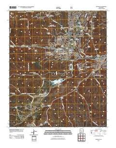 Ruidoso New Mexico Historical topographic map, 1:24000 scale, 7.5 X 7.5 Minute, Year 2011