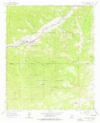 Ruidoso Downs New Mexico Historical topographic map, 1:24000 scale, 7.5 X 7.5 Minute, Year 1963