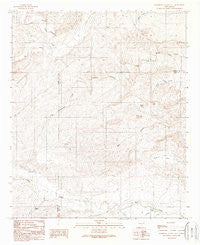 Sagebrush Valley East New Mexico Historical topographic map, 1:24000 scale, 7.5 X 7.5 Minute, Year 1989
