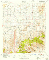 Salinas Peak New Mexico Historical topographic map, 1:62500 scale, 15 X 15 Minute, Year 1948