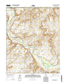 Sallies Spring New Mexico Current topographic map, 1:24000 scale, 7.5 X 7.5 Minute, Year 2013