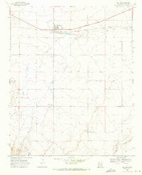San Jon New Mexico Historical topographic map, 1:24000 scale, 7.5 X 7.5 Minute, Year 1968