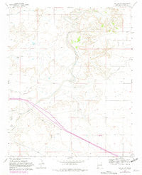 San Jon New Mexico Historical topographic map, 1:24000 scale, 7.5 X 7.5 Minute, Year 1968