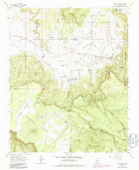 San Mateo New Mexico Historical topographic map, 1:24000 scale, 7.5 X 7.5 Minute, Year 1963