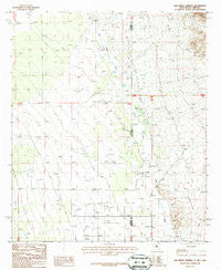 San Simon Cienega New Mexico Historical topographic map, 1:24000 scale, 7.5 X 7.5 Minute, Year 1987
